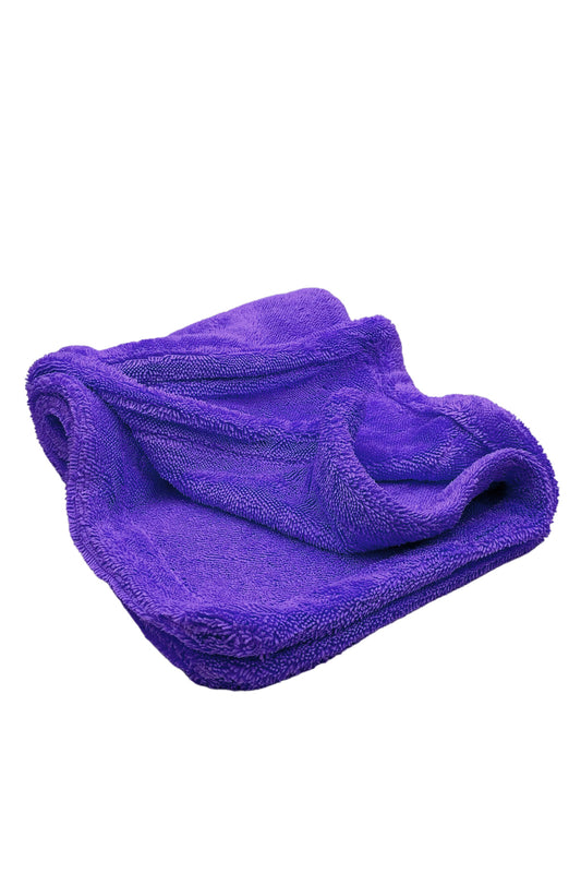 1200 Gsm Cift katlı Araç Kurulama Havlusu Mor