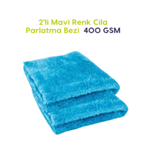Cila Parlatma Bezi İkili Mavi Renk 40x40 cm - Lazer Kesim 360 GSM ile Kusursuz Parlaklık!