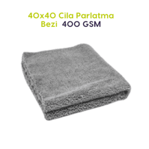 Profesyonel Cila Parlatma Bezi Gri Renk 40x40 cm - Lazer Kesim 360 GSM ile Kusursuz Parlaklık!